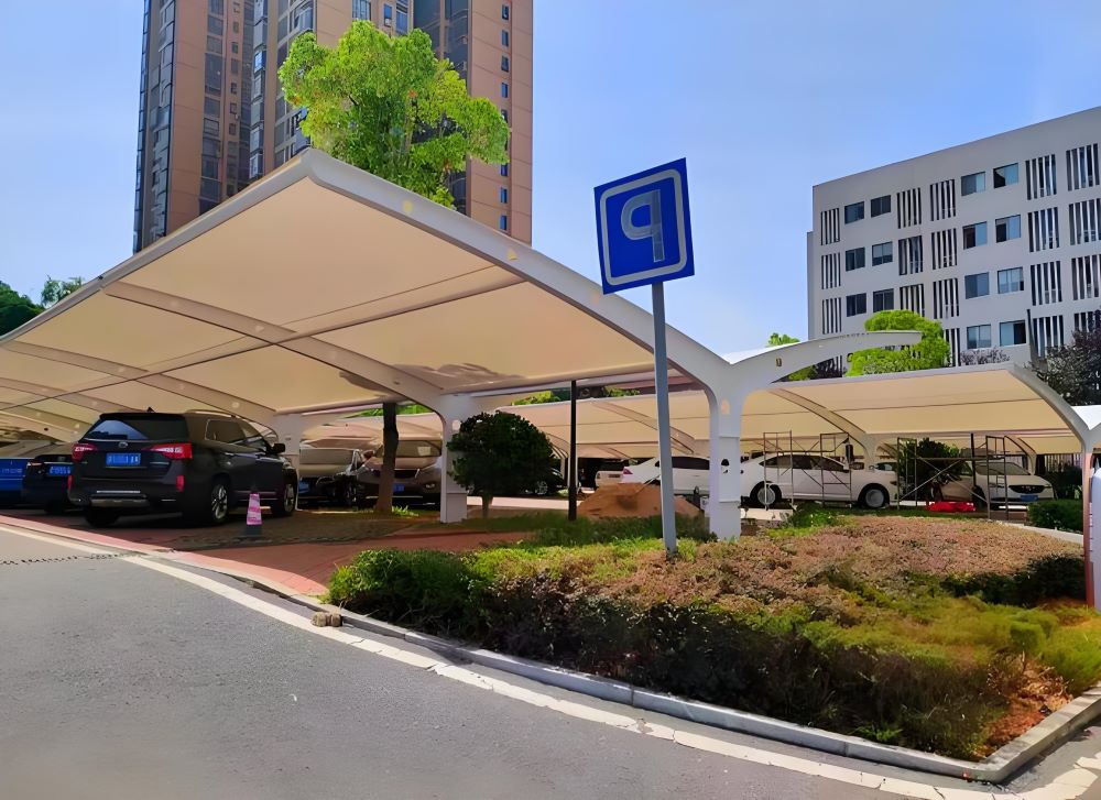 膜結(jié)構(gòu)汽車(chē)棚27